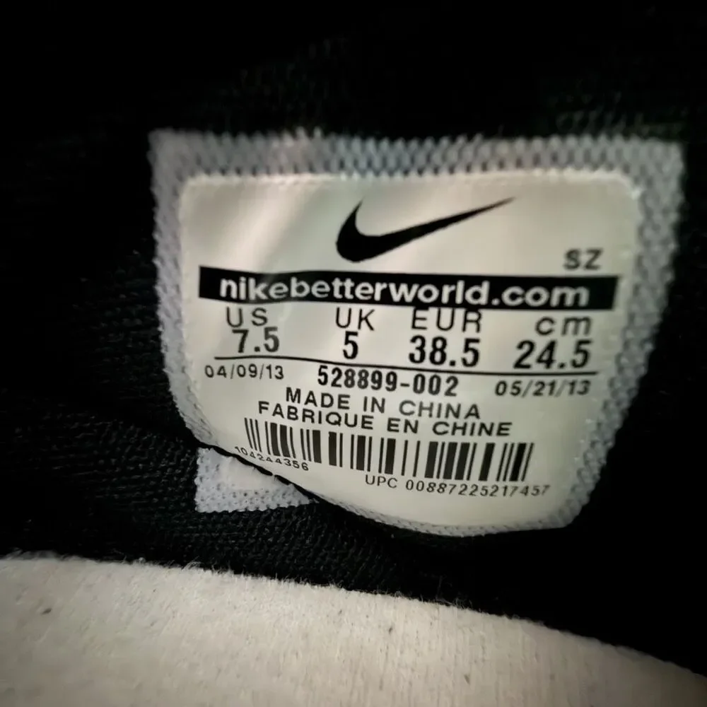 Nike Dunk Sky Hi Womens Hidden Wedge Shoes Sneakers Sz 7.5 Platform Sporty Chic